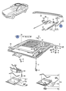 895877279 - Connecting rod for sun roof