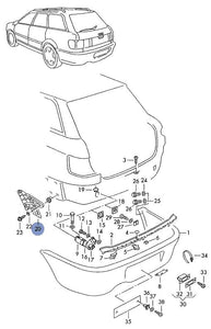 8A0807194 - Retainer / bracket for rear bumper