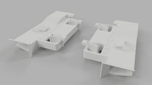 Clips for roof panel head liner B3 / B4, 895877292 895877291 - Kustom 3D Prototyping